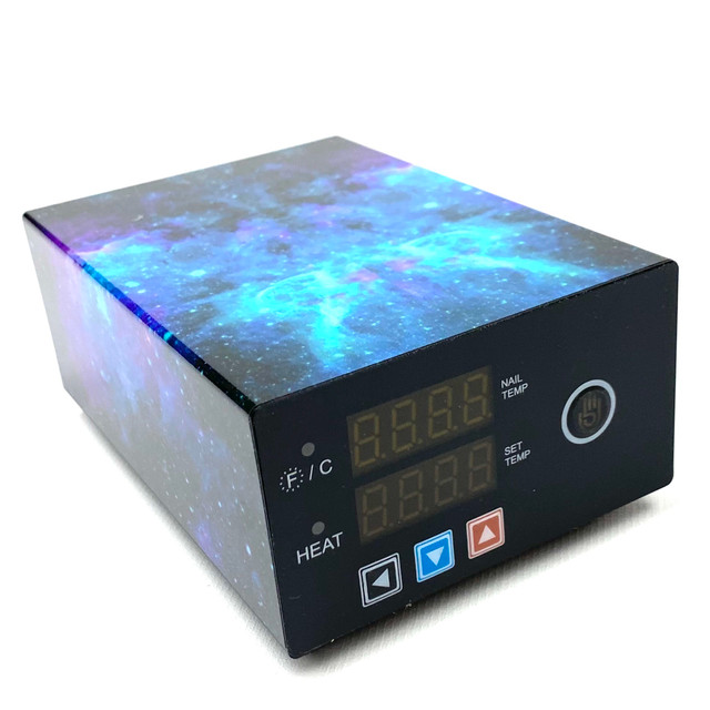 Micro E-Nail with XXL 30mm Flat Top Male - Galaxy Wrap