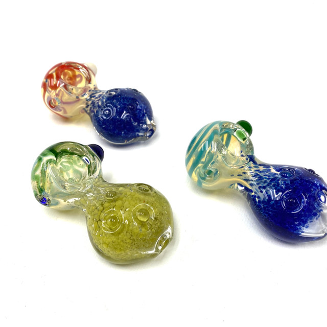 Flat Bottom Girls Glass Pipe 4"