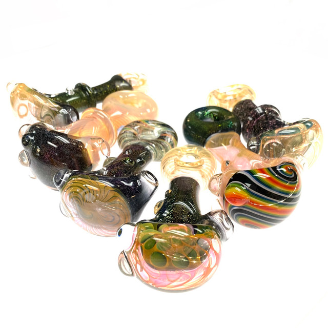 Fancy D Nut Spoons Colorado Blown 1 Count