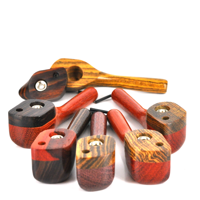 SKYTOPPER WOOD PIPE W/ WINDSCREEN 4" - USA