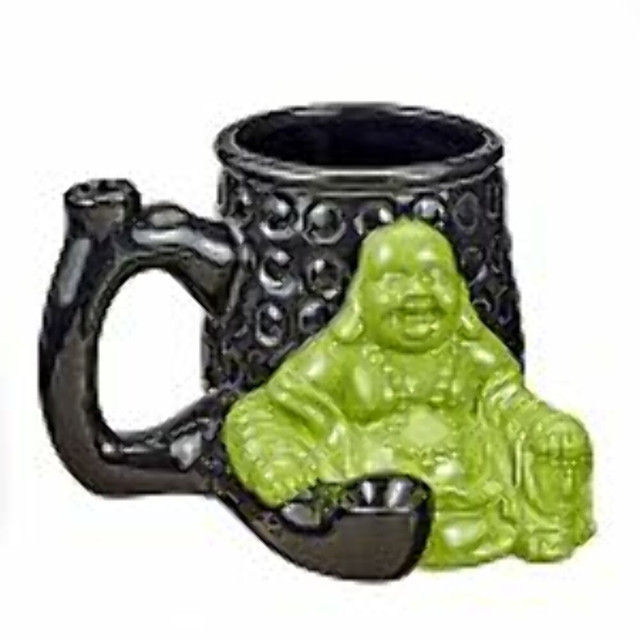 Joyful Jade Buddha Ceramic Mug
