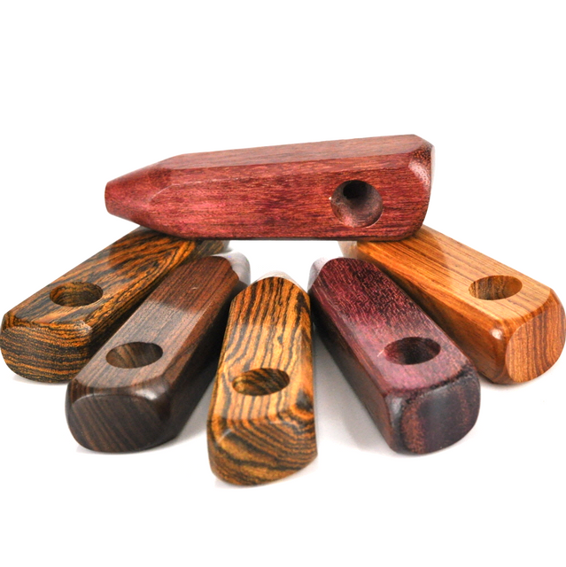 Quickdraw Wood Pipe 3 1/2" - USA Made 1 Count Assorted