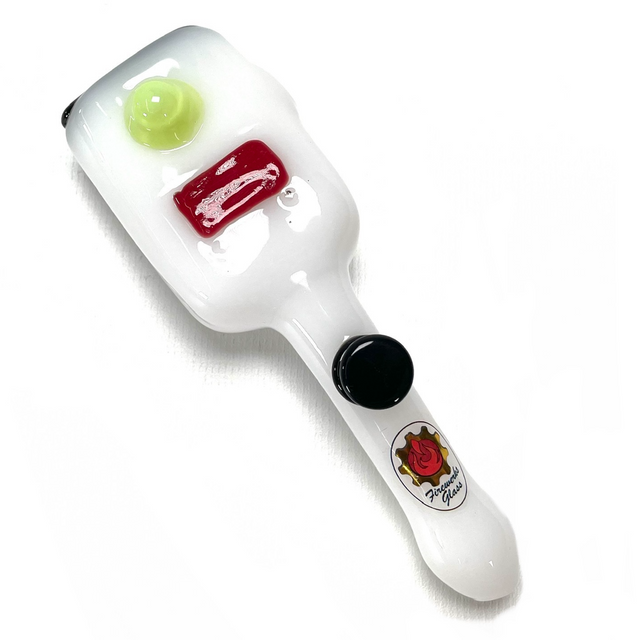 Portal Gun Glass Hand Pipe