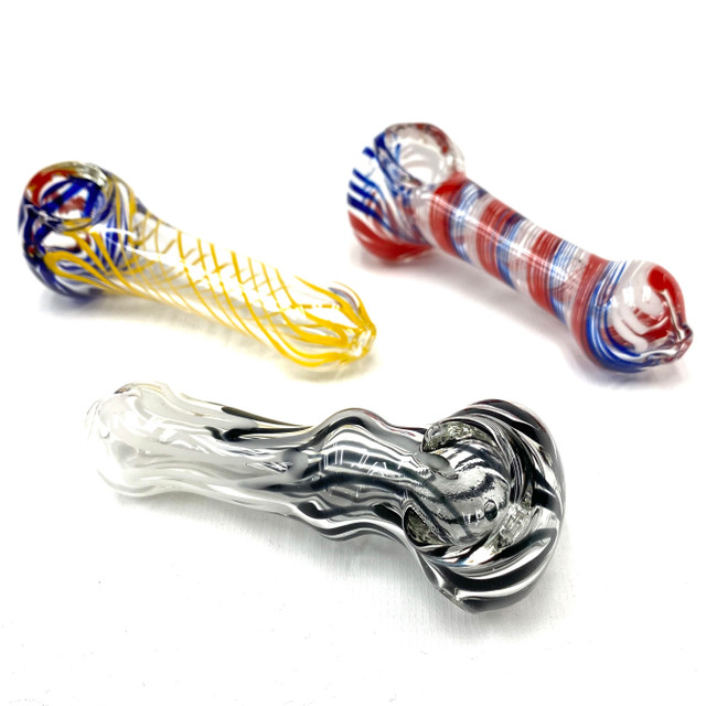 Economy 4" Nepal Glass Hand Pipe