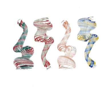 Revenge Of The Small Bubbs 5" Glass Bubbler Handpipe (Assorted Colors)