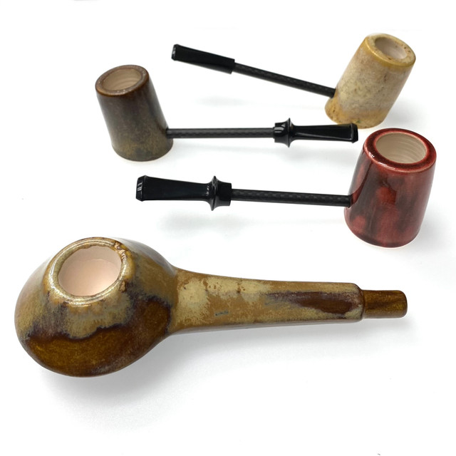 Hand Made Ceramic Tobacco Pipes from Artisan Potters