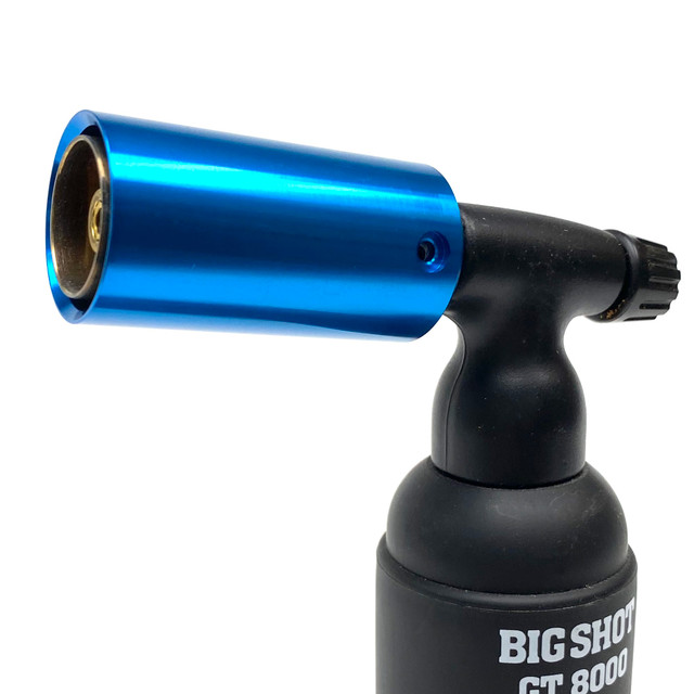 Blue Turbo Metal Nozzle Guard for Blazer Big Shot / Big Buddy Butane Torches