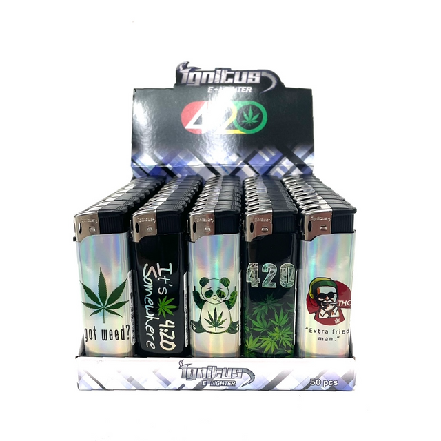 420 50 Pack of Electronic Ignitus Lighters