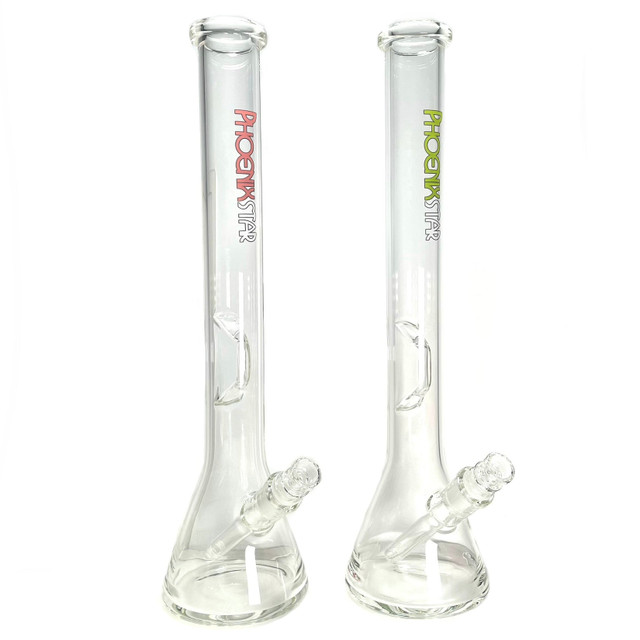 18.5" Phoenix Star Tall Beaker Water Pipe 1 Count Assorted Colors