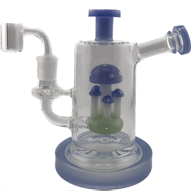 Dark-Shrooms 6.5" Banger Hanger Water Pipe 1 Count Assorted