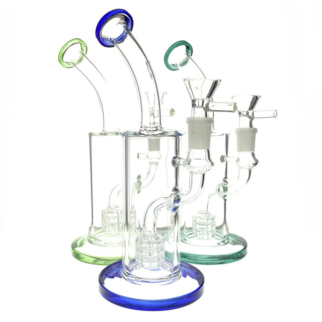 Taller Water Basin 9.5" Water Pipe 1 Count Assorted Colors