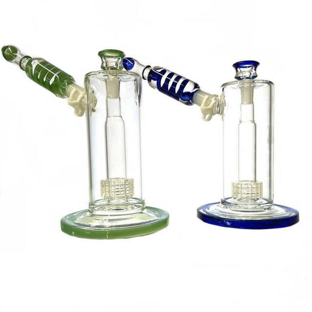 The Judge Inset Glycerin 10"x5" Glass Water Pipe (Assorted Colors)