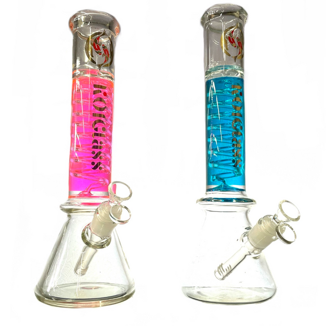 Koi 2 Beaker Glycerin Water Pipe1 Count Assorted