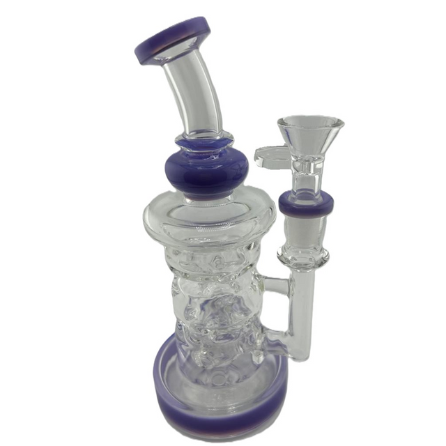 Triple Level 7" Water Pipe 1 Count Assorted