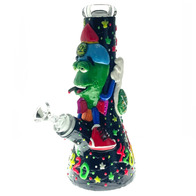 Blast Off Rocket 420 Beaker Water Pipe 10.5"