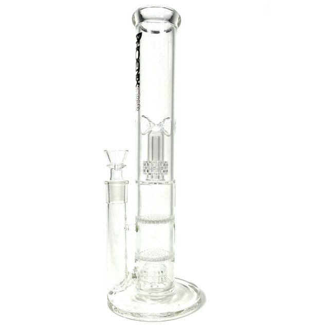 14" Matrix Double Honeycomb Water Pipe 1 Assorted Color